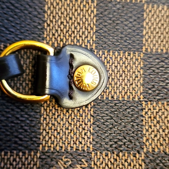 💯AUTHENTIC EUC Louis Vuitton Neverful MM Brown and Tan Checkered Bag - Picture 13 of 15